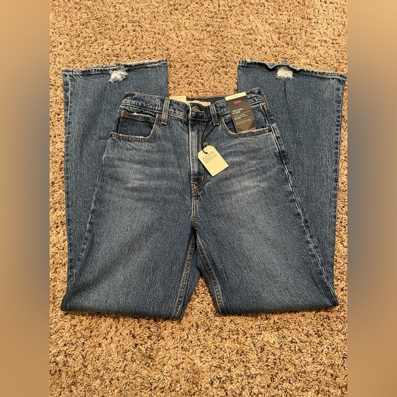 Levi’s 70’s high flare distressed jeans - Picture 7 of 13